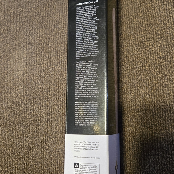Medic Therapeutics UVC/LED Sterilizer Wand NWT - Picture 3 of 5